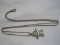 E.E.S. 925 Boy Figural Pendant on Beaded Chain