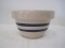 R.R.P. Co. Pottery Mixing Bowl Double Cobalt Bands