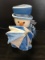 Plush Swinging and Singing Blue Snowman