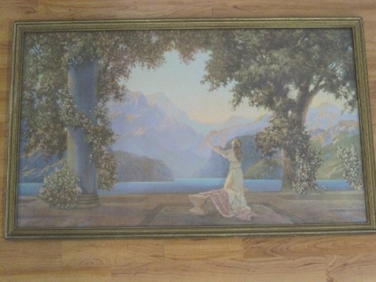 Early Titled "Dawn" Artist Robert Atkinson Fox Depicts Girl