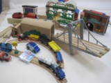 Super Lot - Wooden Train Track, Tunnel, Draw Bridge, Track Switch House