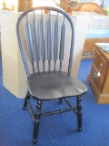Cochran Furniture Painted Black Arrow Back Chair