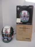 Rad John Force Green/White Helmet Coffee Maker w/ Sponsor Emblem Logos