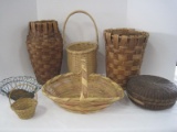 Lot - Misc. Hand Woven & Other Baskets