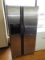 Frigidaire Fridge/Freezer Model No.FR526HSBSBS Metal Front, Black Sides