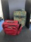 Access Red Travel Bag w/ Stump & Flower Pattern Jaguar Travel Bag w/ Extendable Handle