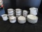 Lot - Lubiana Ceramic Espresso/Cappuccino Set, Kettle, 6 Cups, 3 Espresso Cups