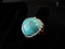 Turquoise Stone Stamped 925 © Barse