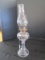 Glass Column Design Oil Lamp w/ Hurricane Glass Lamp