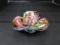 Swirl Motif Murano Art Glass Trinket Dish