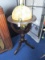 Vintage Design Rotating Globe on Wooden Stand Pedestal Pineapple Body