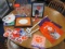 Clemson Lot - Tiger Figurine, Sun Cap, 2 Large Car/Fridge Magnets