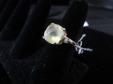 Citrine Ring w/ 925 Stamped