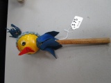 Vintage German Musical Duck Child's Toy