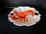 Victoria Carlsbad Austria Lobster Dish Gilted Rim