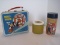 Lot - Vintage Disney on Parade Walt Disney Aladdin Ind. 1970's Metal Lunch Box