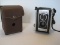 Early Kodak Dual Flex III Camera w/ Twin Kodak Lens Film 620 Imitation Leather Cover