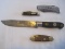 Lot - Case XX Pocket Knife Blades, Boker 2 Blade Pocket Knife 2 1/2
