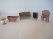 Lot - Tootsie Toy Metal Doll House Furniture Bathtub, Vanity, Sofa, Etc.