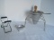 Lot - Earthgrown Canning Jars Tongs, Aluminum Canning Jar Funnel & Strainer w/ Stand