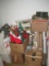 Super Duper Christmas Lot - Giftwrap, Lights, Garland, Accent Pillows, Tree Stands, Etc.