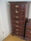 Dixie Furniture Traditional Cherry Court Collection Lingerie Chest on Bracket Feet