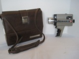 Sears 190XL Reflex Zoom Low-Light Movie Camera Super 8/160 Films w/ Booklet & Case