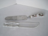 Lot - Glass Knife 8 3/8