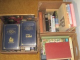 3 Boxes Misc. Novels, Religious, Etc. Unabridged Mark Twain Vol 1&2 Fox Fire Paperback