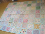 Vintage Block Pattern Quilt