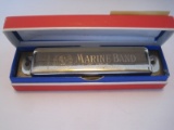 M. Hohner No.364 Marine Band Harmonica Original Box