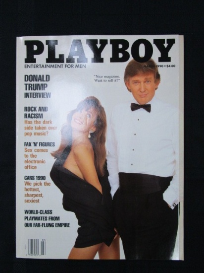 Playboy March 1990 Donald Trump Interview Vol 37, No.3