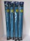 4 Packs Amscan Blue Super Glow Sticks Per Pack 5 Glow Sticks w/ Connectors 22