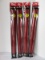 4 Packs Amscan Red Super Glow Sticks Per Pack 5 Glow Sticks w/ Connectors 22