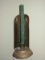 Colonial Style Brass Patina Wall Sconce/Table Candle Holder w/ Reflector