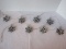 CBK Inspired Home Pieced Design Puffed Snowflakes Swag Hanging Decoration