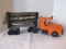 Hand Crafted Logging Truck & Trailer w/ Logs Made by Local Craftsman Toy Maker