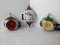 Super Lot - 3 Joy To The World Collectibles Hand Crafted Glass Ornaments