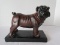 Molded Bulldog Statuette