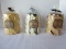 3 Thompson's Candle Co. Super Scented Large Pillar Candles Apple Dumpling