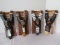 4 Assorted Wilcor Traditional Wooden Handmade Pirates Slingshots