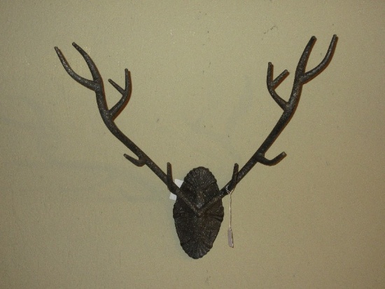 Unique Rustic Metal Antlers Wall Décor Accent by Shea's Wildflower Co.