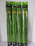 4 Packs Amscan Green Super Glow Sticks Per Pack 5 Glow Sticks w/ Connectors 22