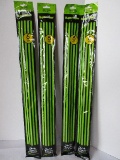 4 Packs Amscan Green Super Glow Sticks Per Pack 5 Glow Sticks w/ Connectors 22