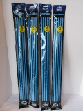 4 Packs Amscan Blue Super Glow Sticks Per Pack 5 Glow Sticks w/ Connectors 22