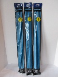 3 Packs Amscan Blue Super Glow Sticks Per Pack 5 Glow Sticks w/ Connectors 22