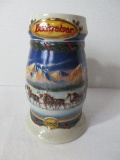 Budweiser 2000 Holiday Collector's Series Stein w/ CoA Titled 