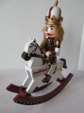 Unique Nut Cracker Rocking Horse Hand Painted