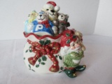 Fitz & Floyd Holiday Elf Lidded Box w/ Box Essentials Collection