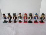 8 Wooden Nutcracker Place Card Holders Hand Painted